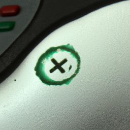 Description: A close-up photo of an Xbox controller with the joystick circled, highlighting the areas that should be cleaned and checked for stick drift.