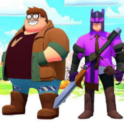 description: the leaked image depicts two new characters standing side by side, surrounded by the vibrant fortnite landscape. one character has a distinct cartoonish appearance, reminiscent of peter griffin from family guy. the other character exudes a more serious and stealthy vibe, resembling solid snake from the metal gear solid series. the image is anonymous, without any actual names or branding, but the resemblance to these iconic characters is unmistakable.