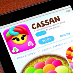 description: an anonymous image showing the game candy crush on an ipad, with no identifiable branding or logos visible.