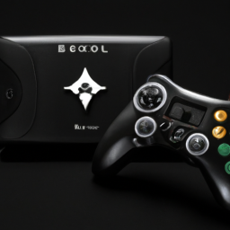 description: an image showcasing the xbox series x console, with the diablo iv logo displayed on the screen. the image also features a controller and various gaming accessories.