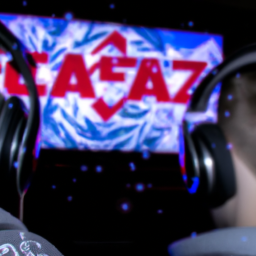 Description: A picture of two gamers playing on a console with the FaZe Clan logo prominently displayed in the background.