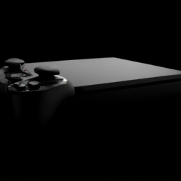 description: an anonymous image featuring a game console with sleek and futuristic design, hinting at the potential appearance of the ps5 pro.