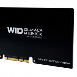 description: a sleek black expansion card with the wd black logo.