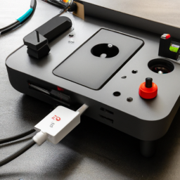 the image shows a nintendo switch connected to the 3-in-1 docking station, which is plugged into a tv. the switch is charging, and several accessories are connected to the usb ports on the dock.