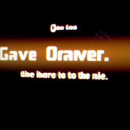 description: a screenshot of a star wars battlefront game with a message that reads "game over."