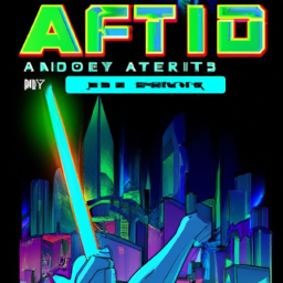 description: an image of a futuristic game with vibrant colors, showcasing a protagonist wielding advanced weapons while exploring a dystopian cityscape. the game's title is displayed in bold letters at the top, capturing the attention of viewers. the image exudes a sense of excitement and anticipation for the new gaming experience.