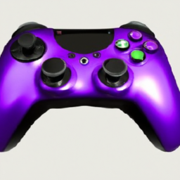 description: an image of a sleek and stylish xbox wireless controller in a vibrant astral purple color. the controller features ergonomic design elements and buttons with colorful backlit accents. it is shown connected wirelessly to a gaming console, emphasizing its seamless connectivity and compatibility. the image evokes a sense of excitement and immersion in the gaming experience.
