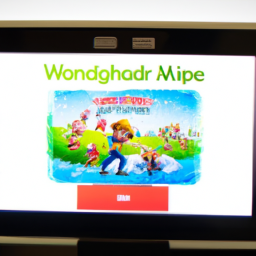 description: an anonymous image showcasing a nintendo switch console with the mario wonder game displayed on the screen.