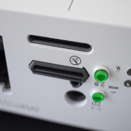 description: an image of an xbox one s console with the power cord disconnected, showing the location of the power port and the power button.category: xbox