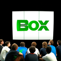 description: an anonymous image featuring a group of gamers eagerly discussing the future of xbox, with their eyes glued to a large screen displaying the xbox logo.category: xbox